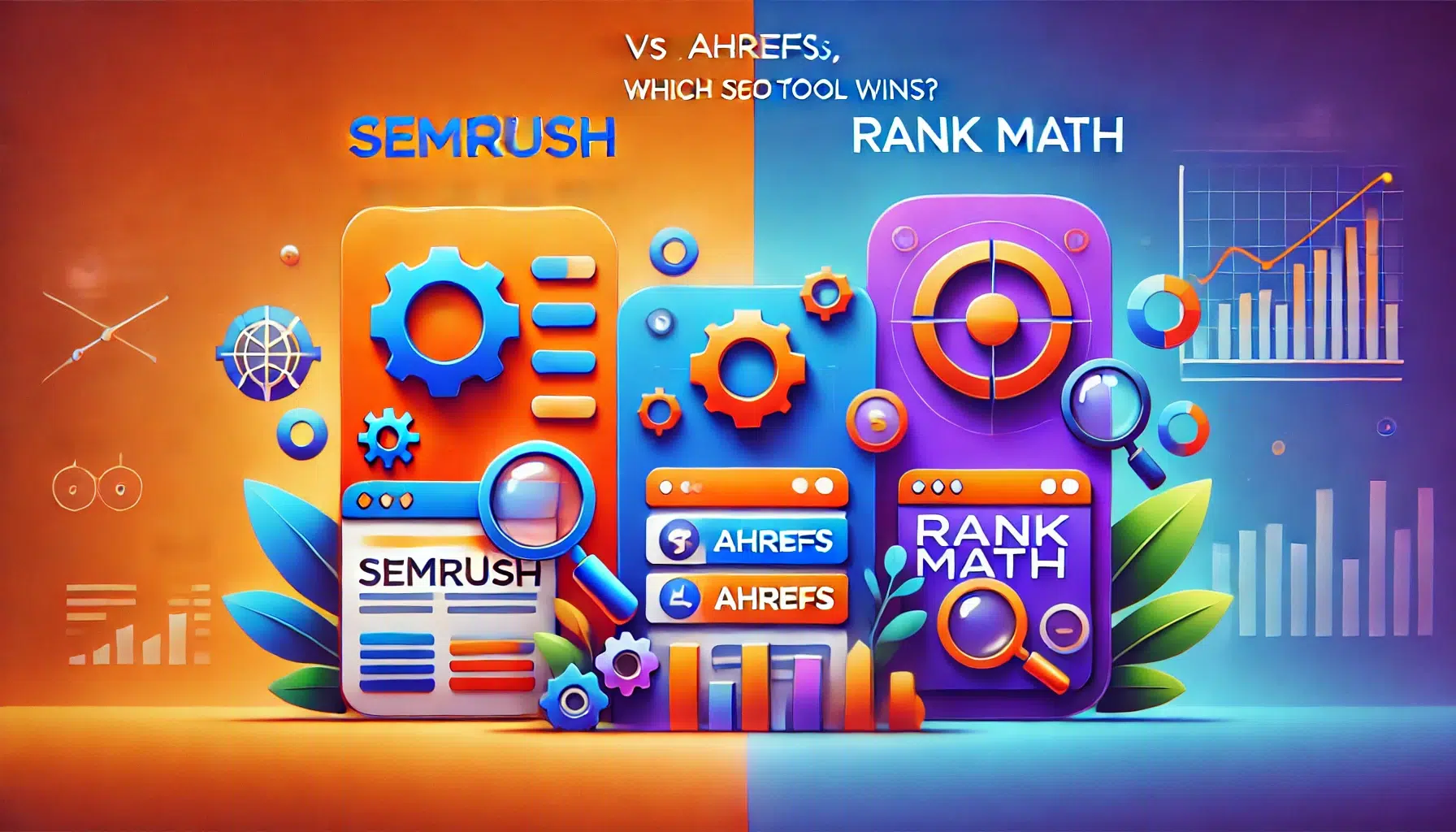 Semrush vs Ahrefs vs Rank Math