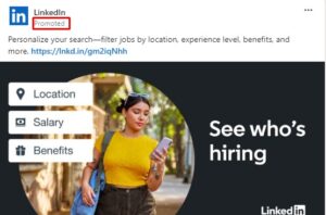 LinkedIn sponsored